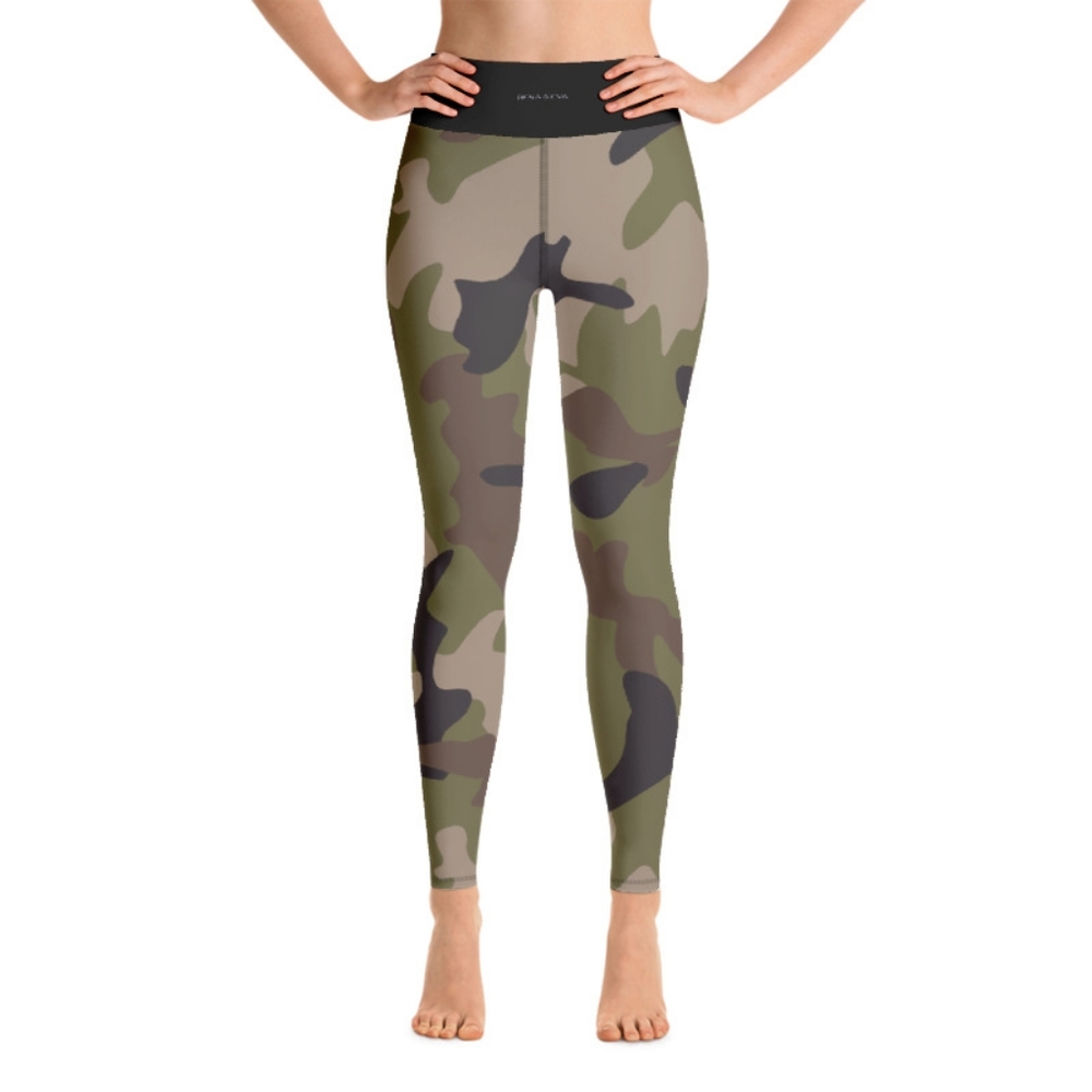 ❤ Bena & Eva Yoga Leggings - Green Camo
